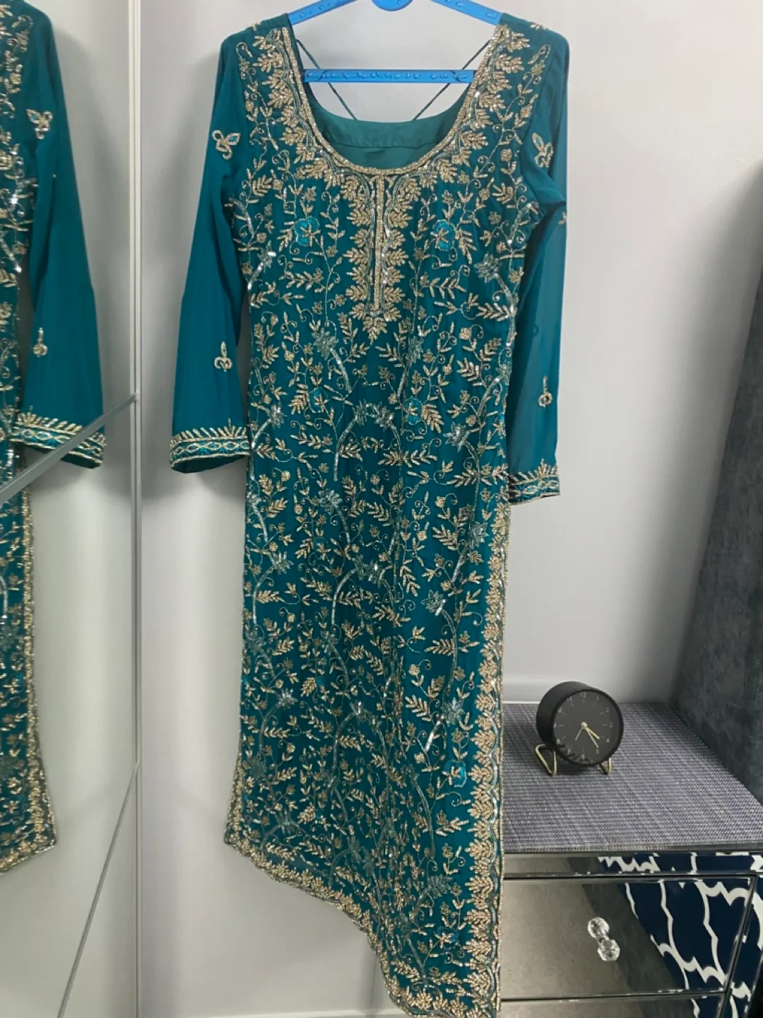 Brand new Indian  Teal suit thumbnail
