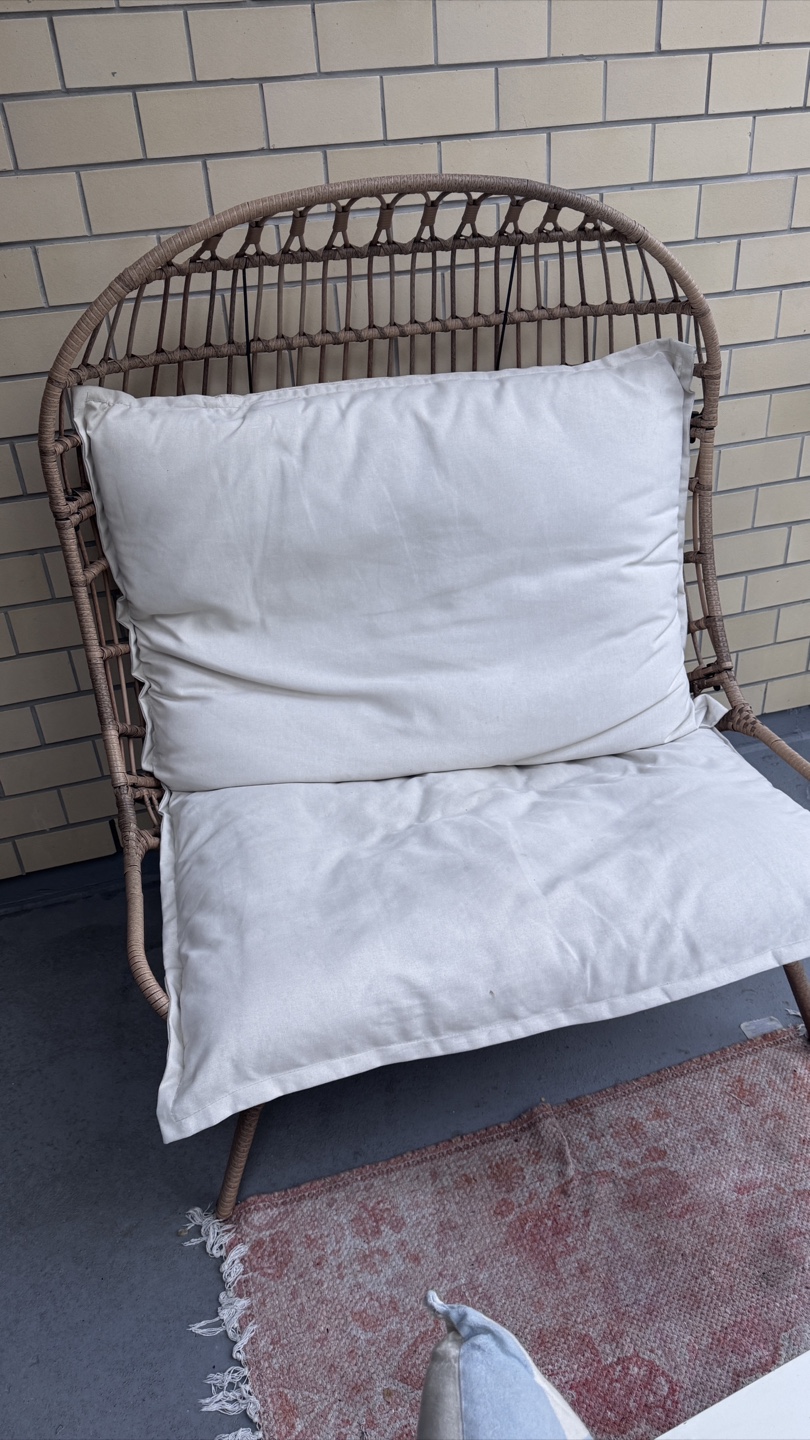 Outdoor Chair with Cushions for 2 people - photo 2