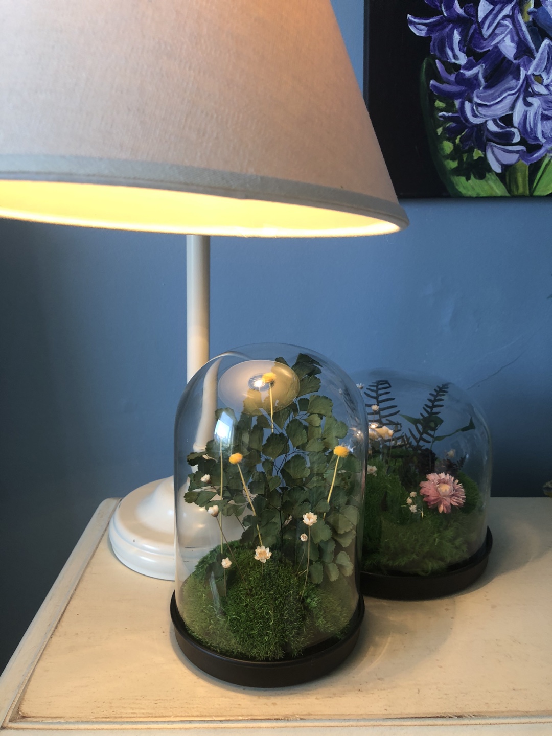 Unique Floral Display in Glass Dome - photo 4
