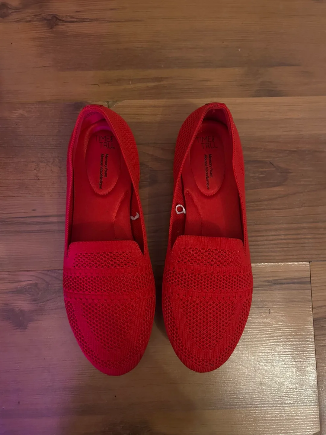 Red Flats with Memory Foam thumbnail