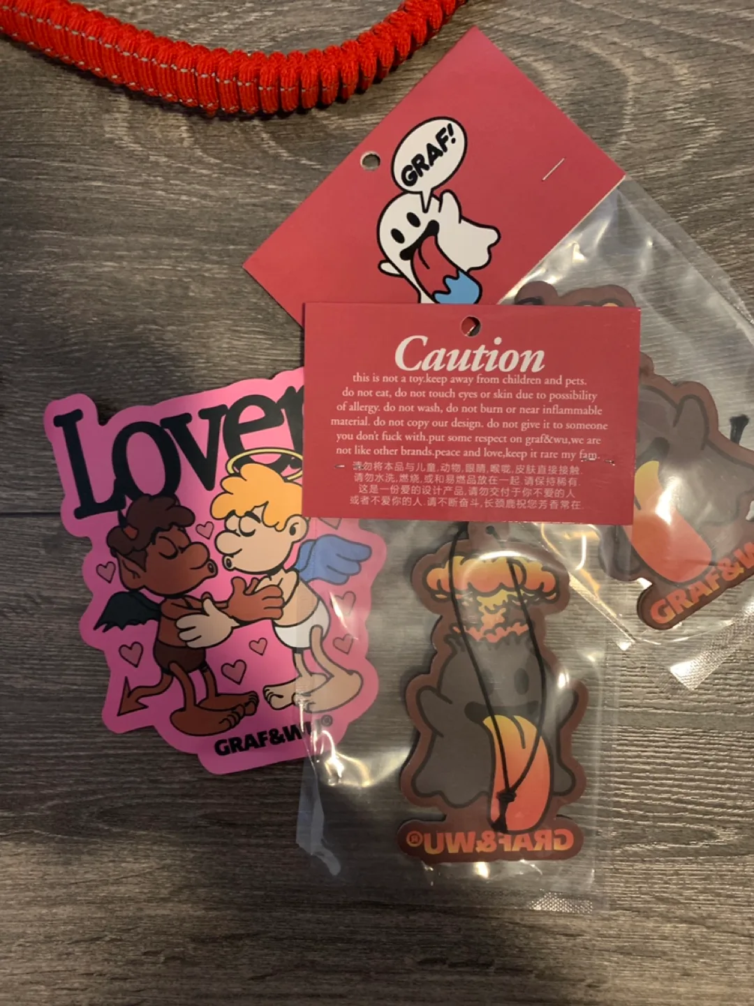 GRAF&W Lover Cartoon Stickers thumbnail