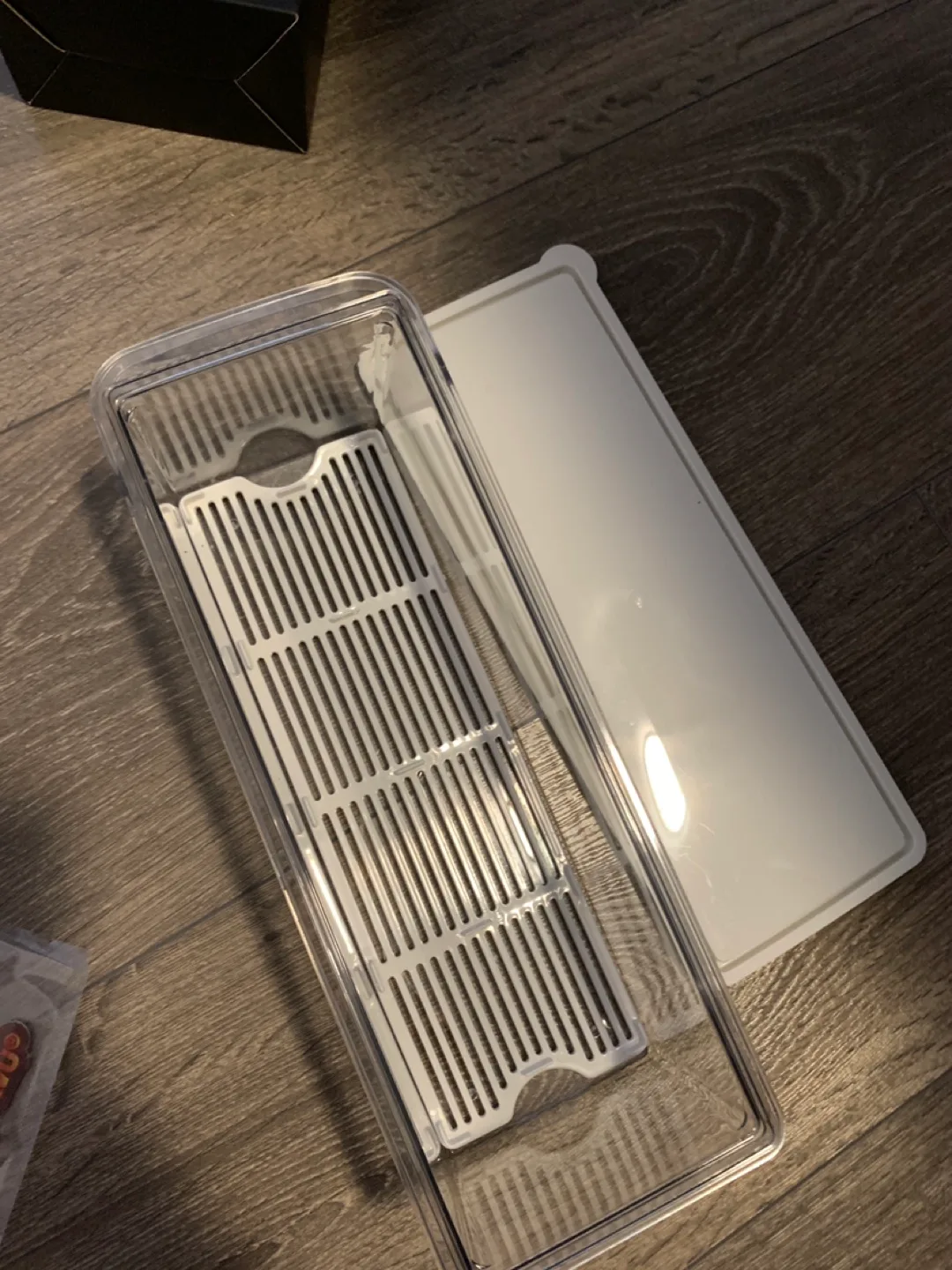 Clear Plastic Storage Container with Lid thumbnail