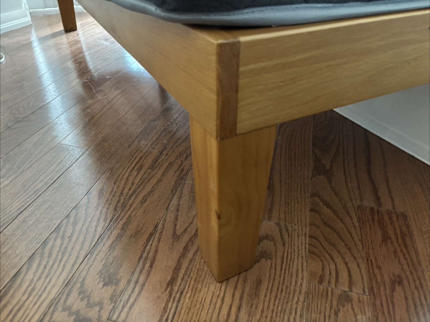 Wooden Bed Frame (with free Queen mattress) - photo 4