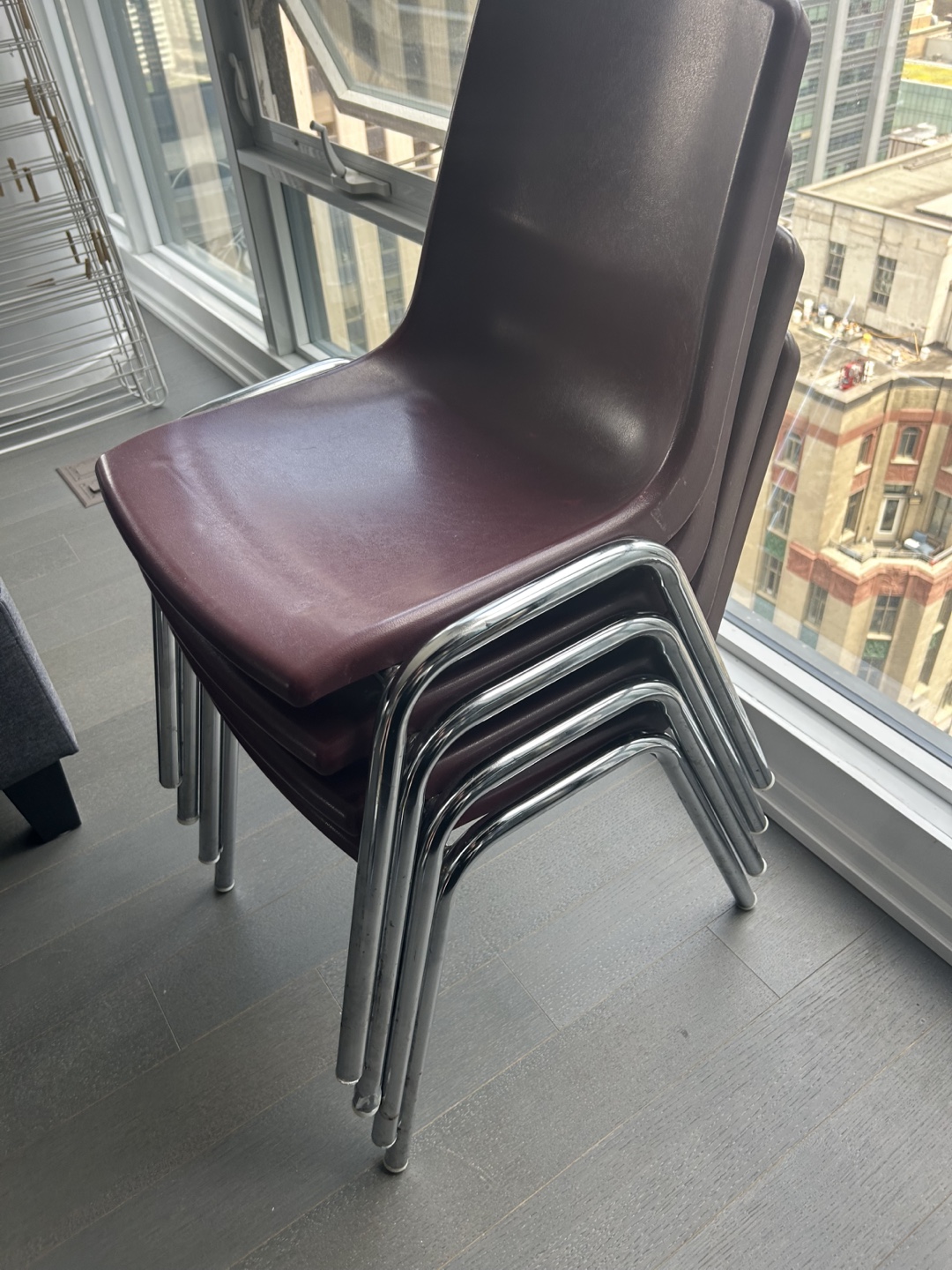 Four Red Chairs