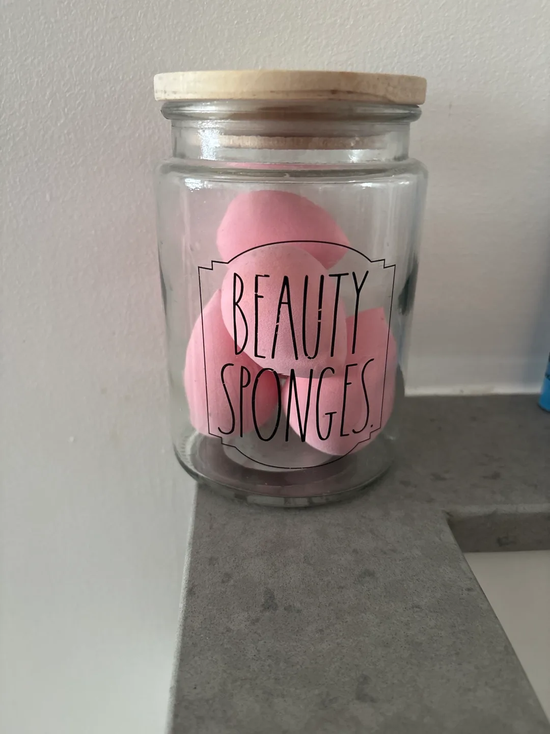 Rae Dunn Beauty Sponge Jar thumbnail