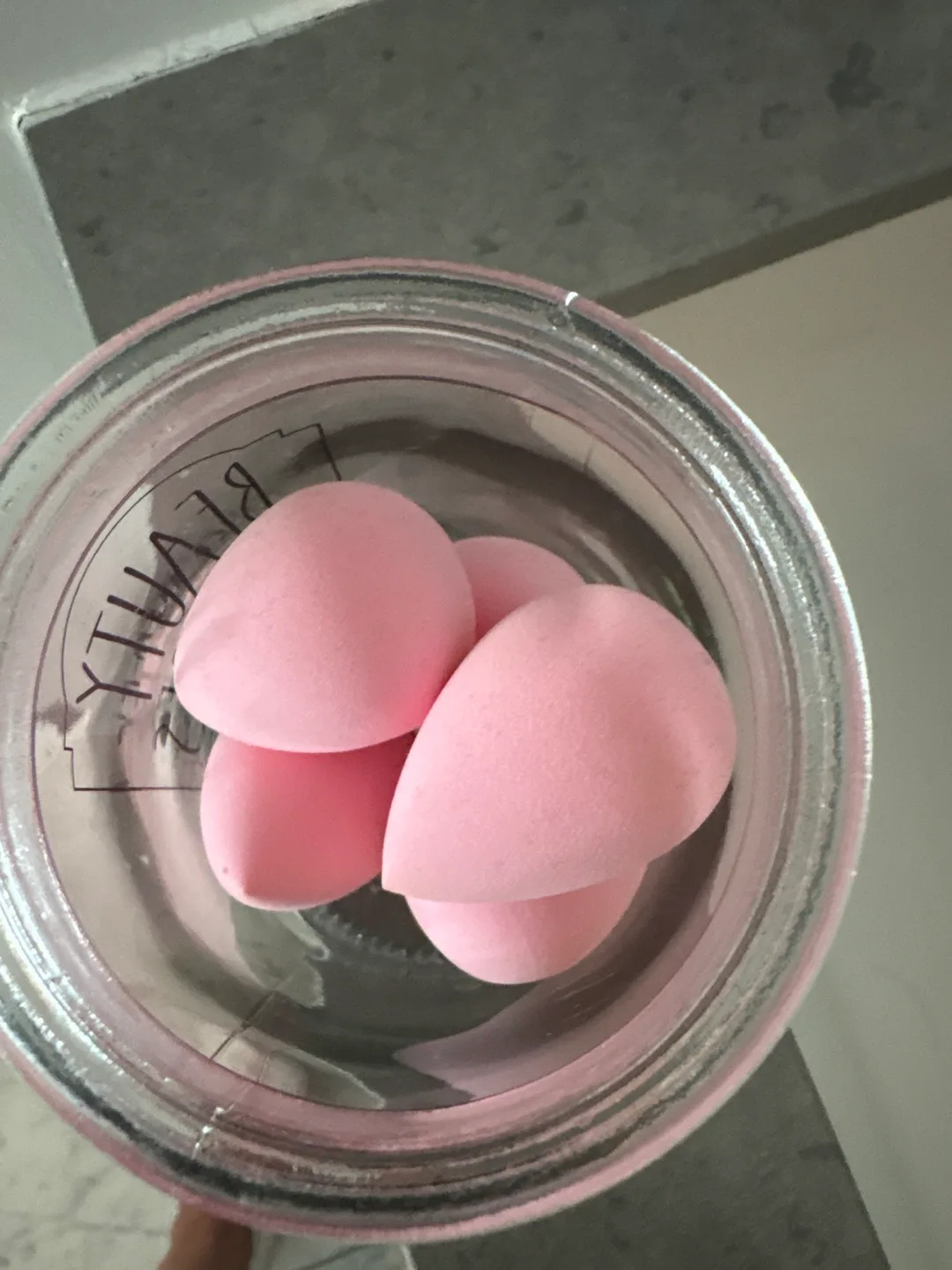 Rae Dunn Beauty Sponge Jar image indicator(3)