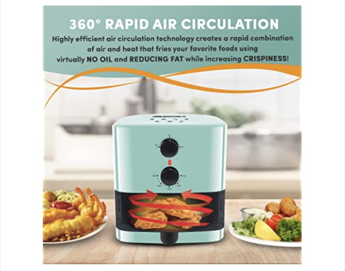 Elite Gourmet Air Fryer RED - photo 2