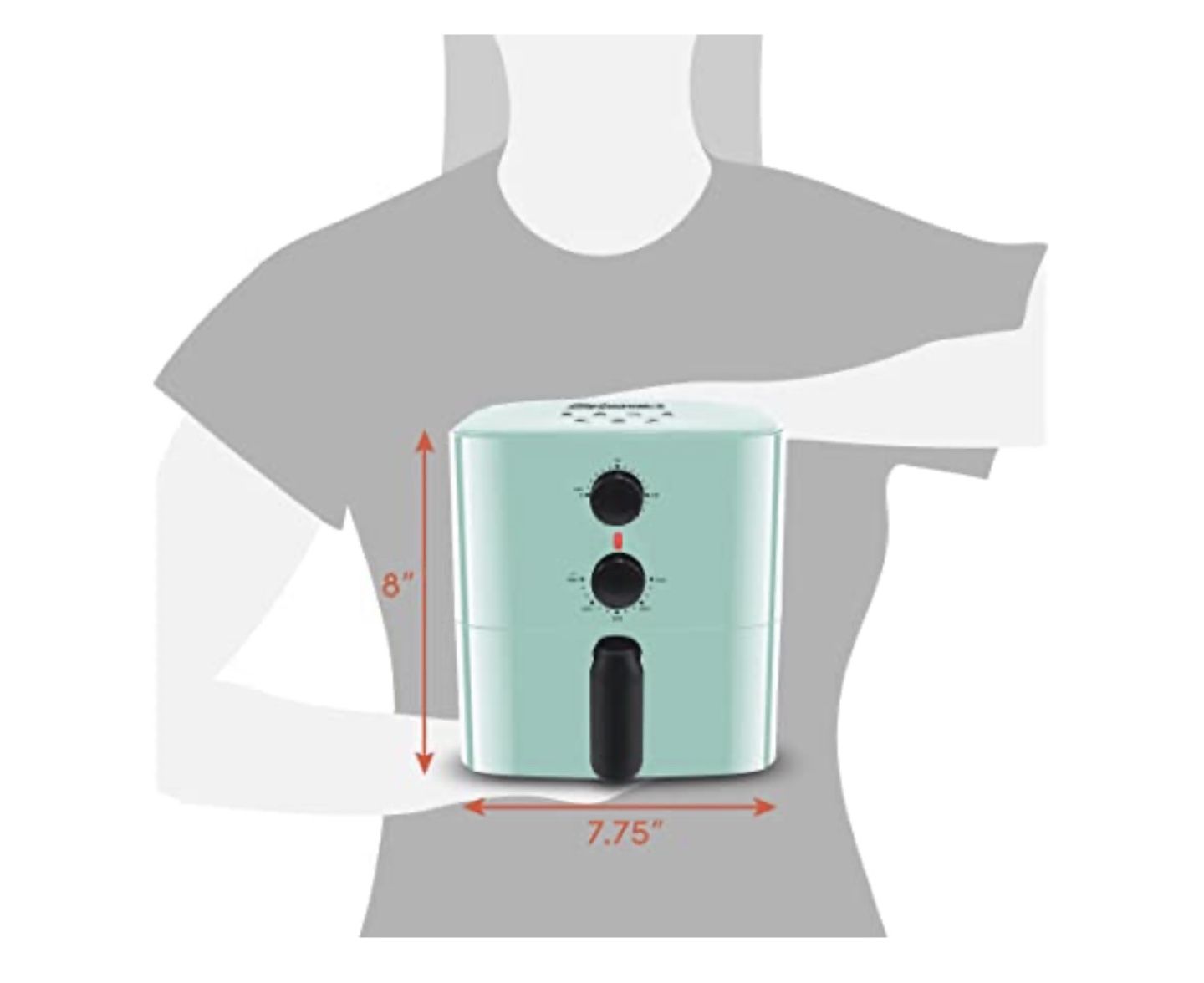 Elite Gourmet Air Fryer RED - photo 4