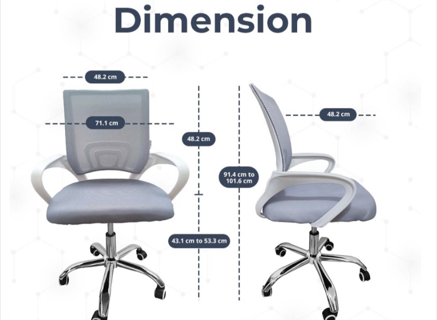 Chair - Ergonomic Breathable Mesh High Office Chair - photo 3