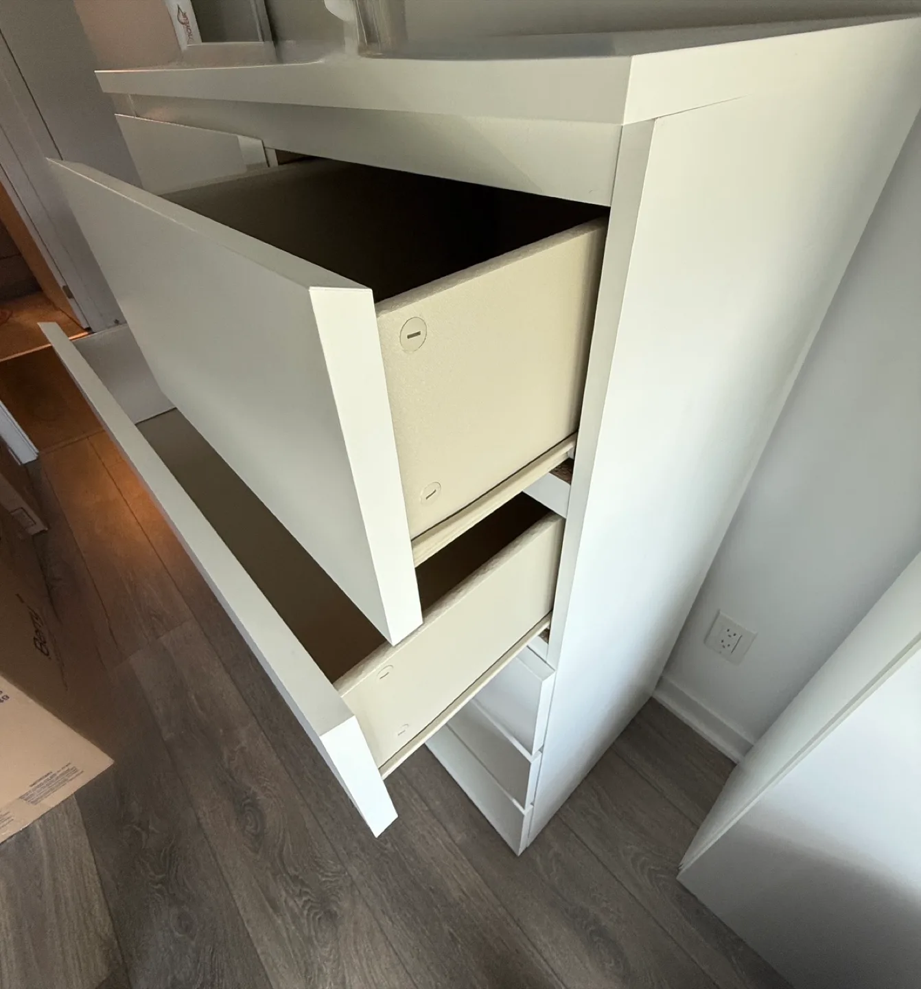 IKEA White Dresser with Six Drawers image indicator(3)