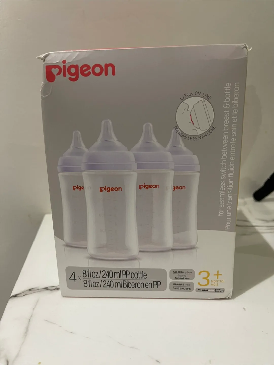 Pigeon Baby Bottles - 3 Pack Only thumbnail