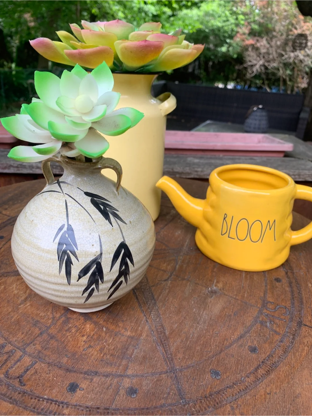 Vintage Pottery Vase with Bamboo Print image indicator(6)