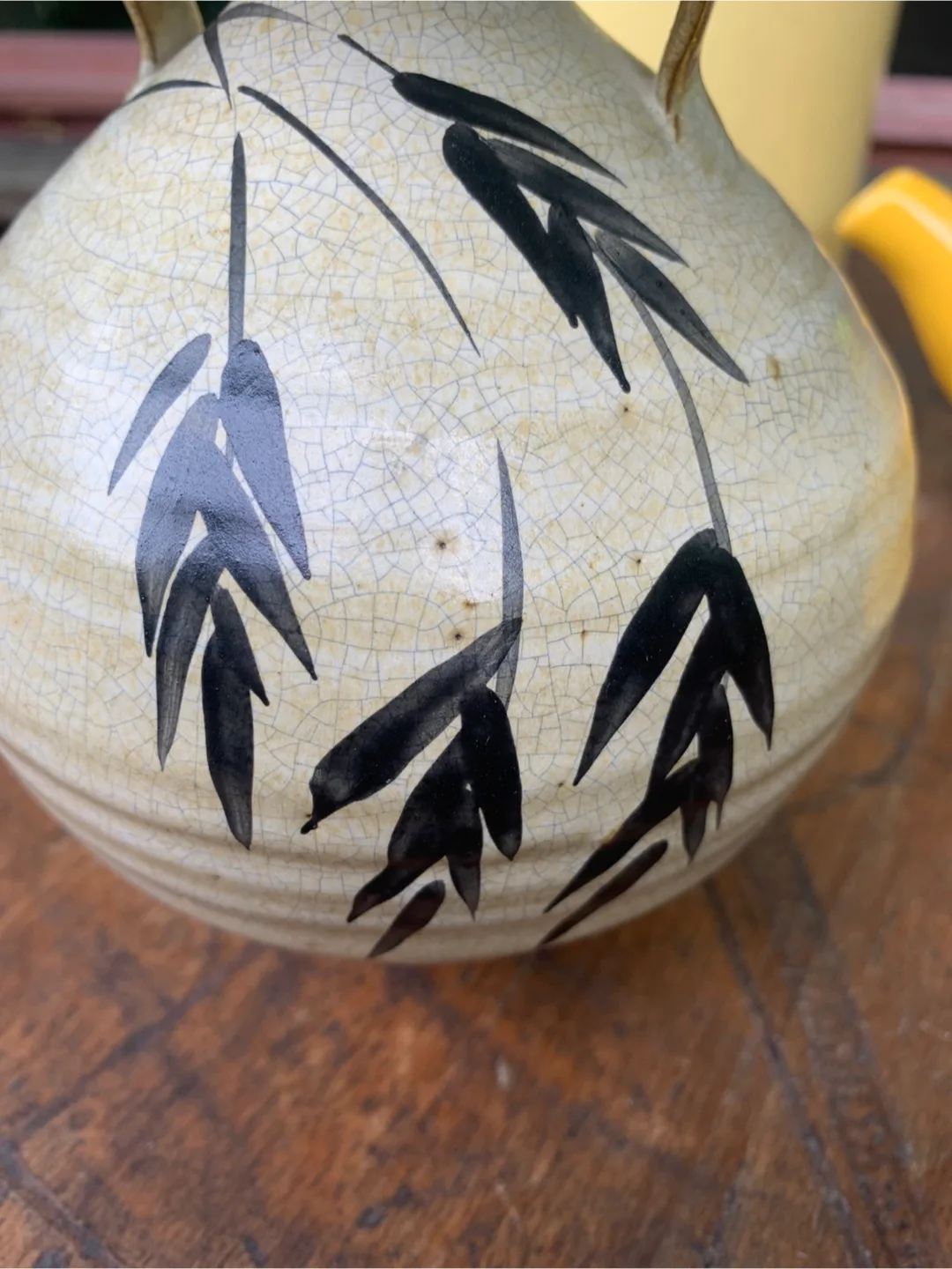 Vintage Pottery Vase with Bamboo Print image indicator(7)