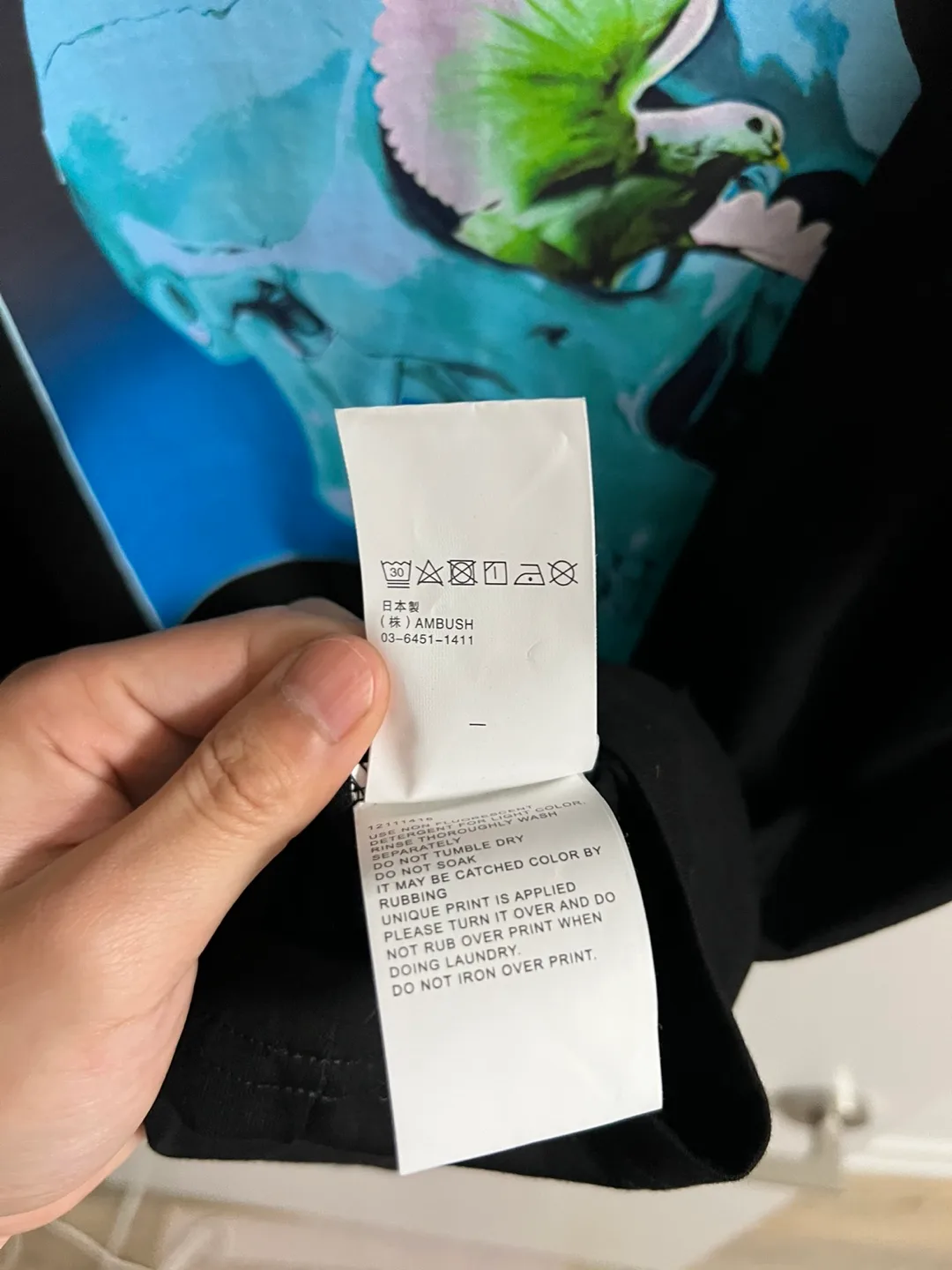 AMBUSH Holy Places Skull Y2K Tee Size L🥕 image indicator(5)