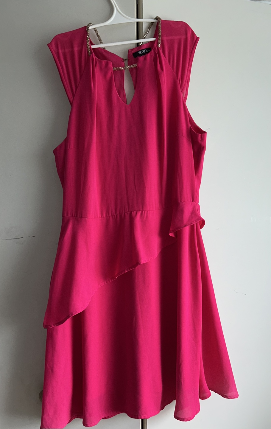 XOXO Hot Pink Dress size m