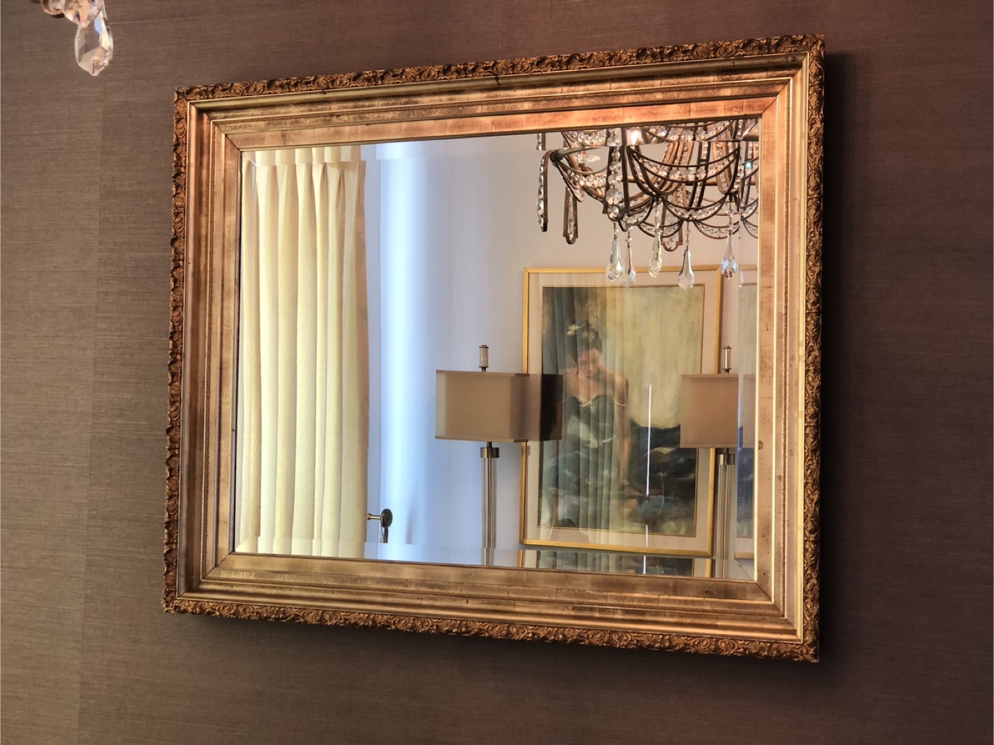 Gold Framed Mirror