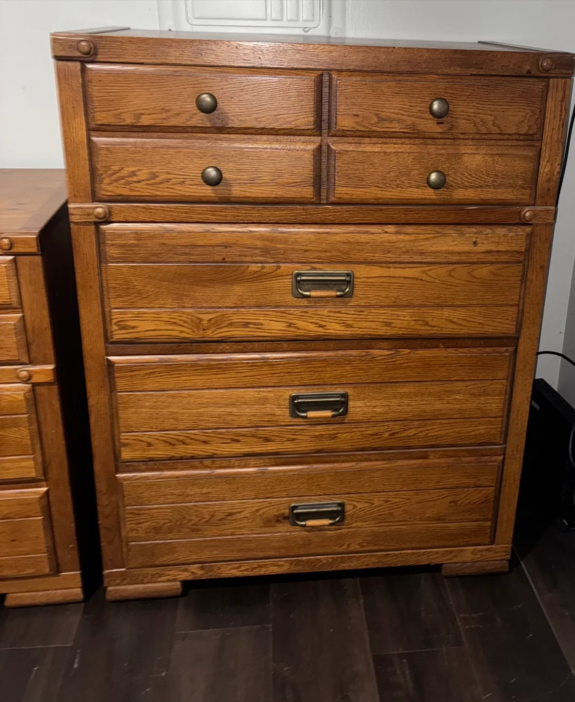 Wooden Dresser with Drawers thumbnail