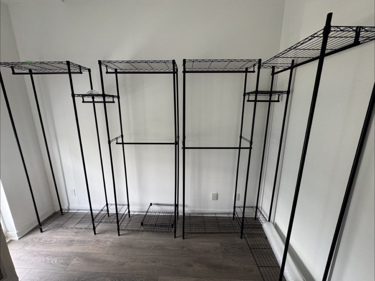 Black Wire Shelving Unit