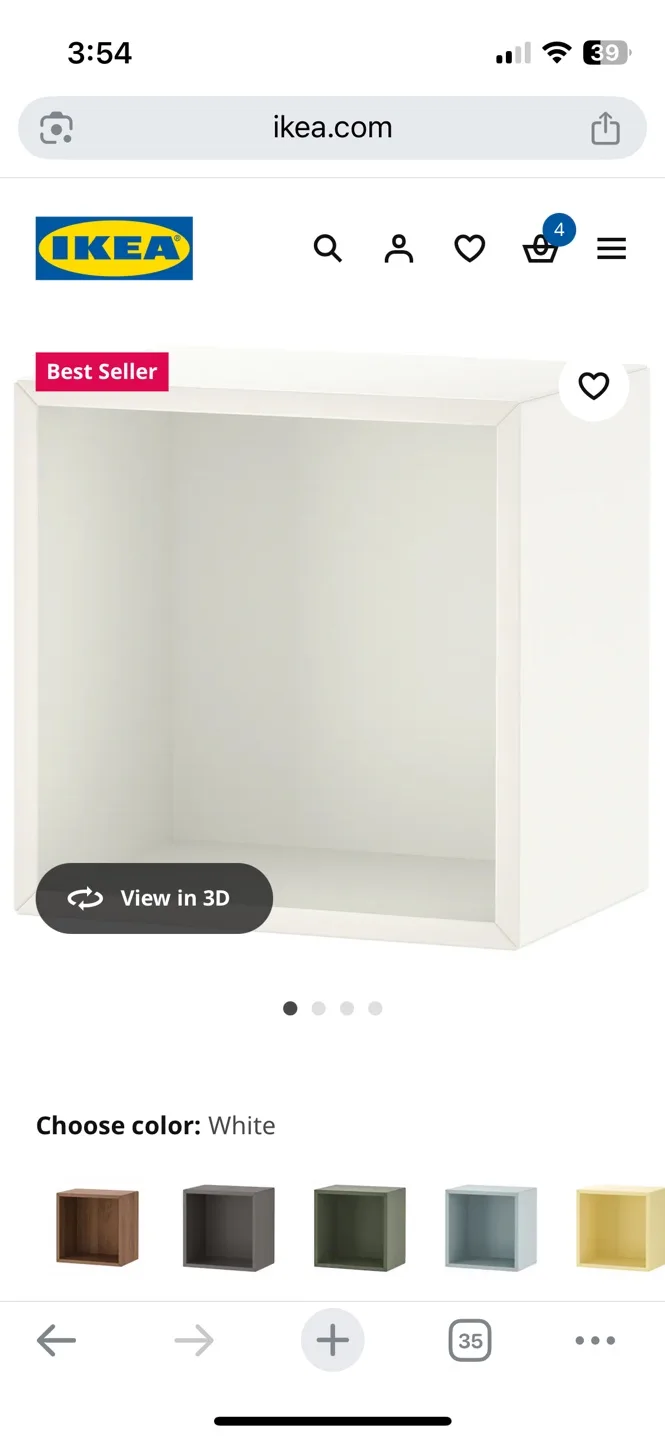 IKEA Eket Cabinet - White thumbnail