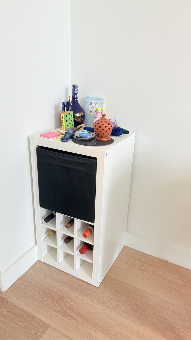 White Wine Rack/Storage Cube