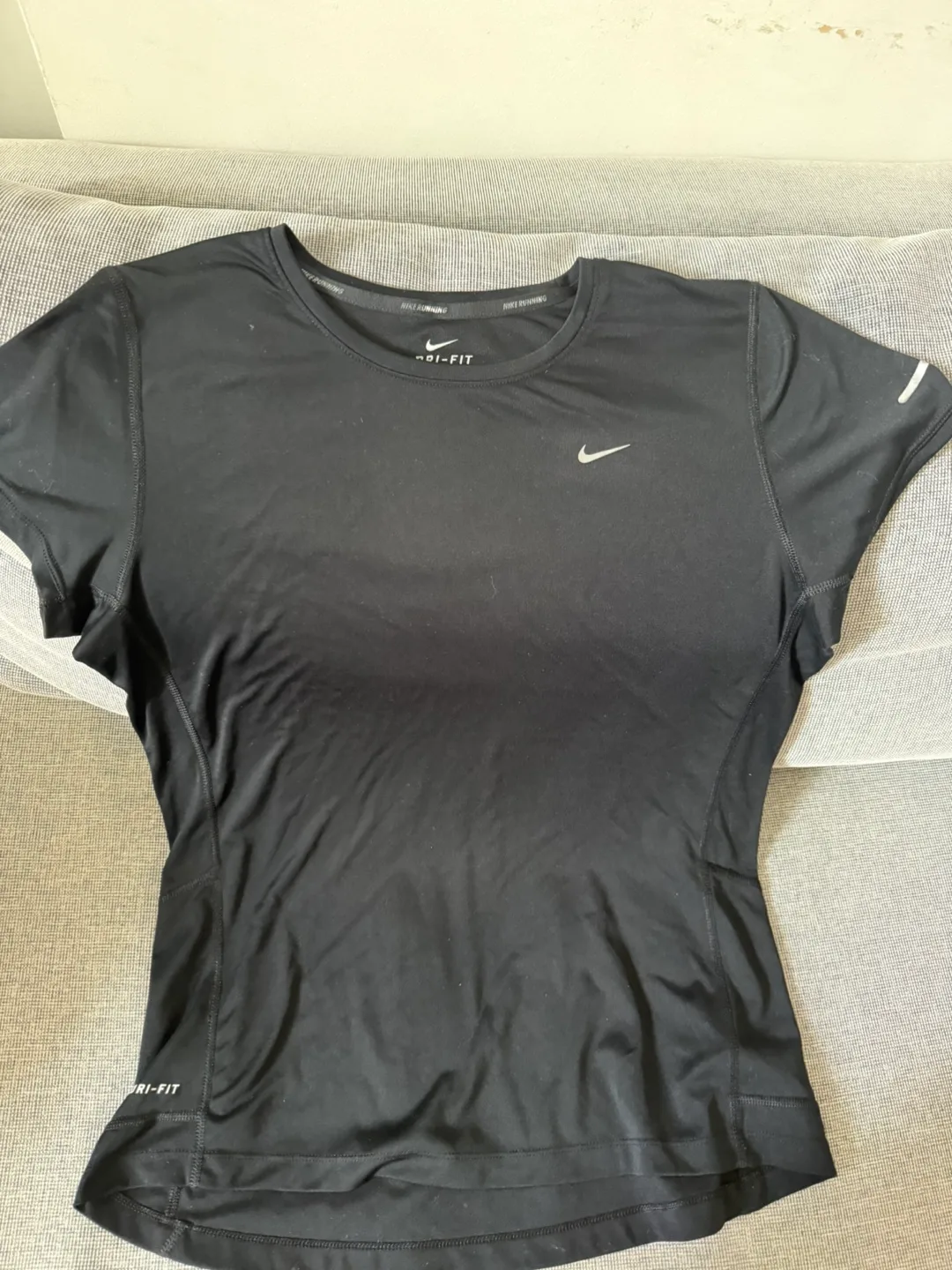 Nike Dri-FIT Running Shirt - large fits more medium thumbnail