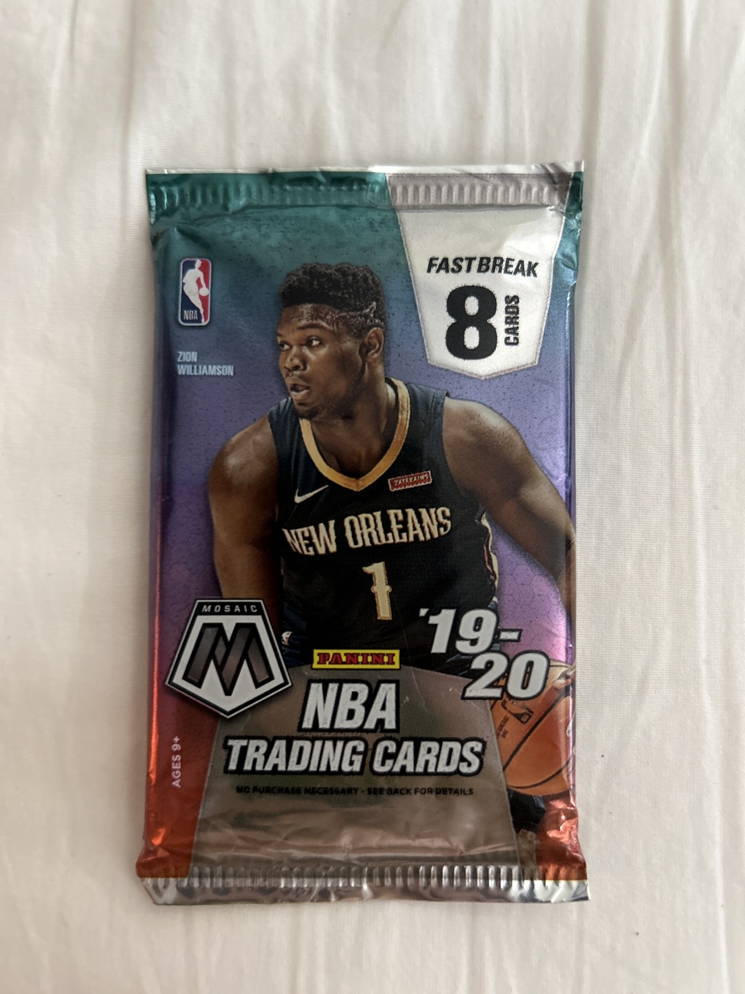 2019-20 NBA Mosaic Trading Card Pack