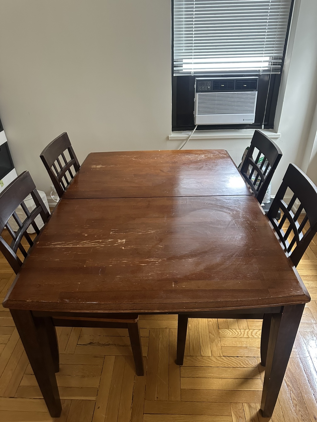 Wooden Dining Table with Chairs - photo 2