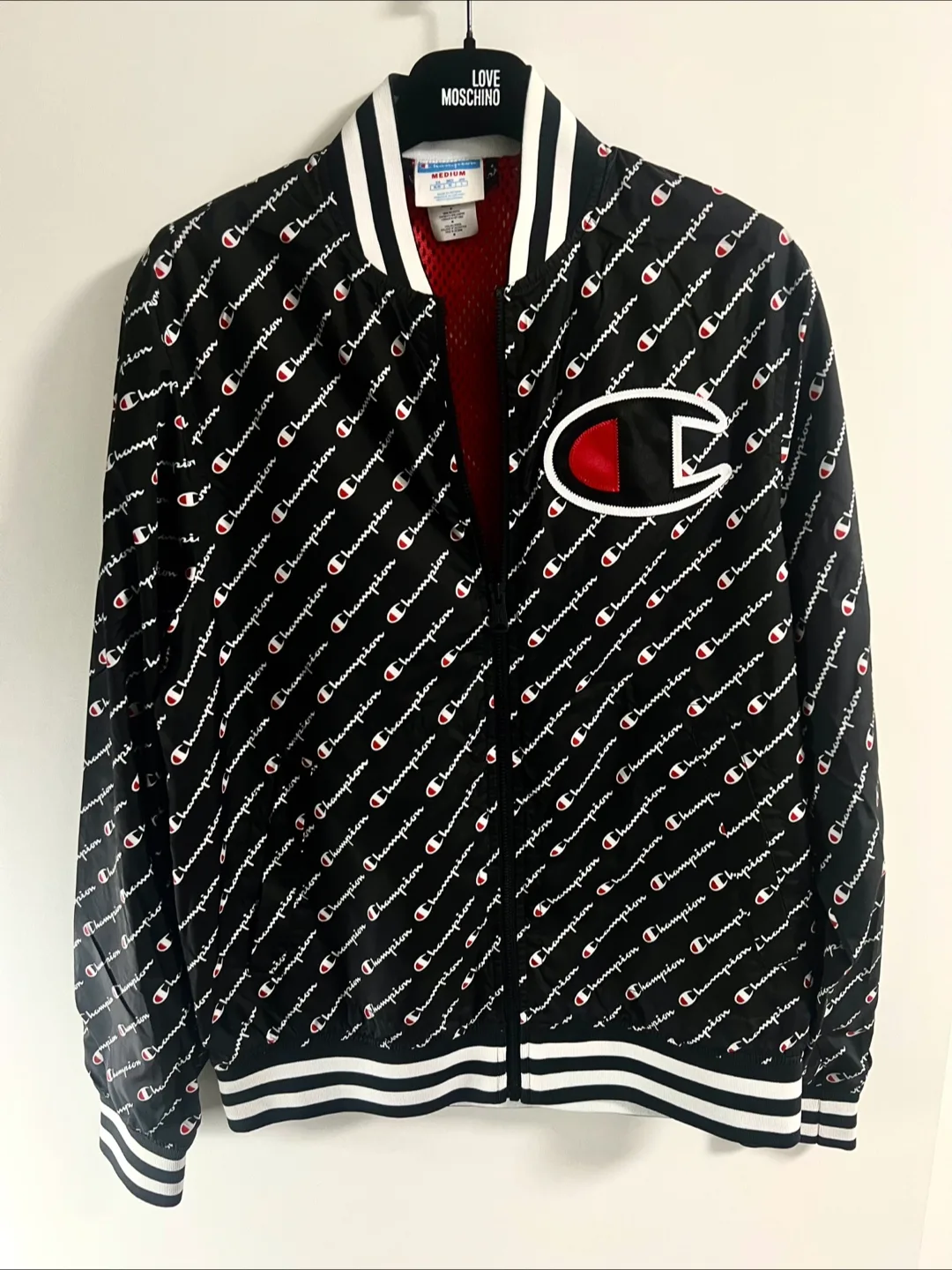 Champion Print Logo Jersey Men Size M thumbnail