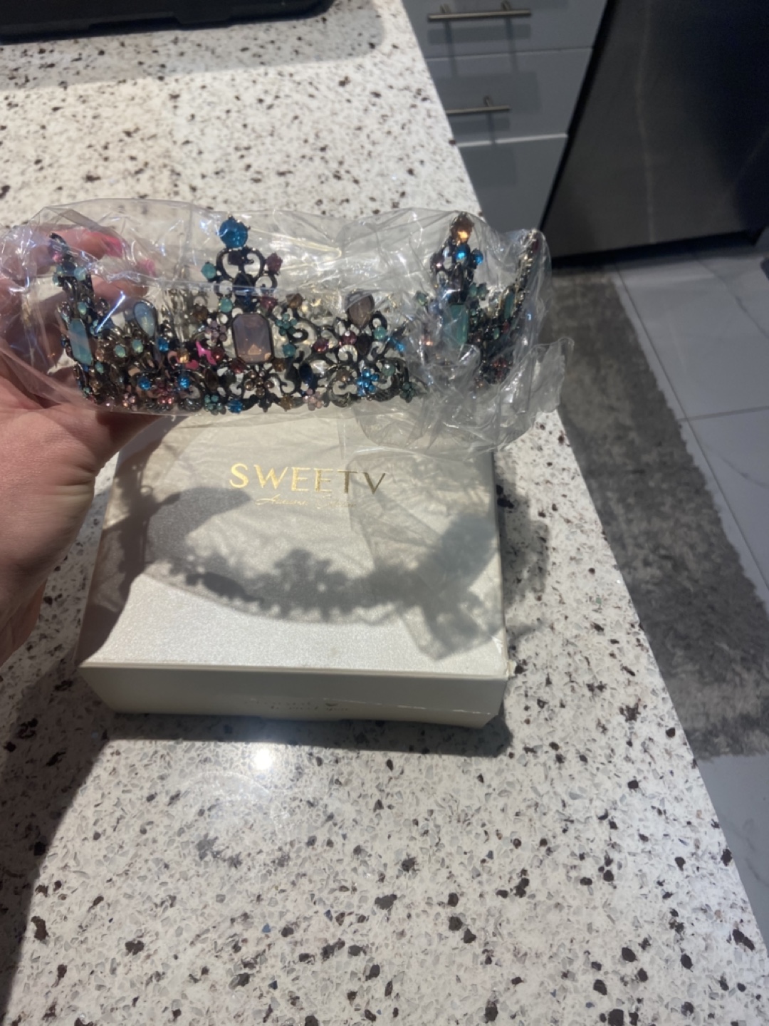 SweetV Crown with Rhinestones