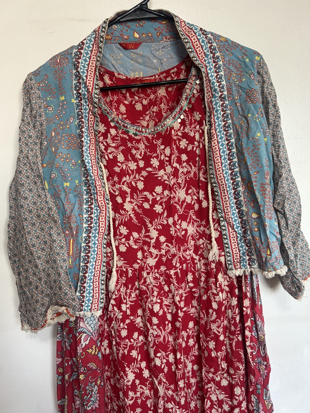 Floral Maxi Dress With Jacket - photo 4