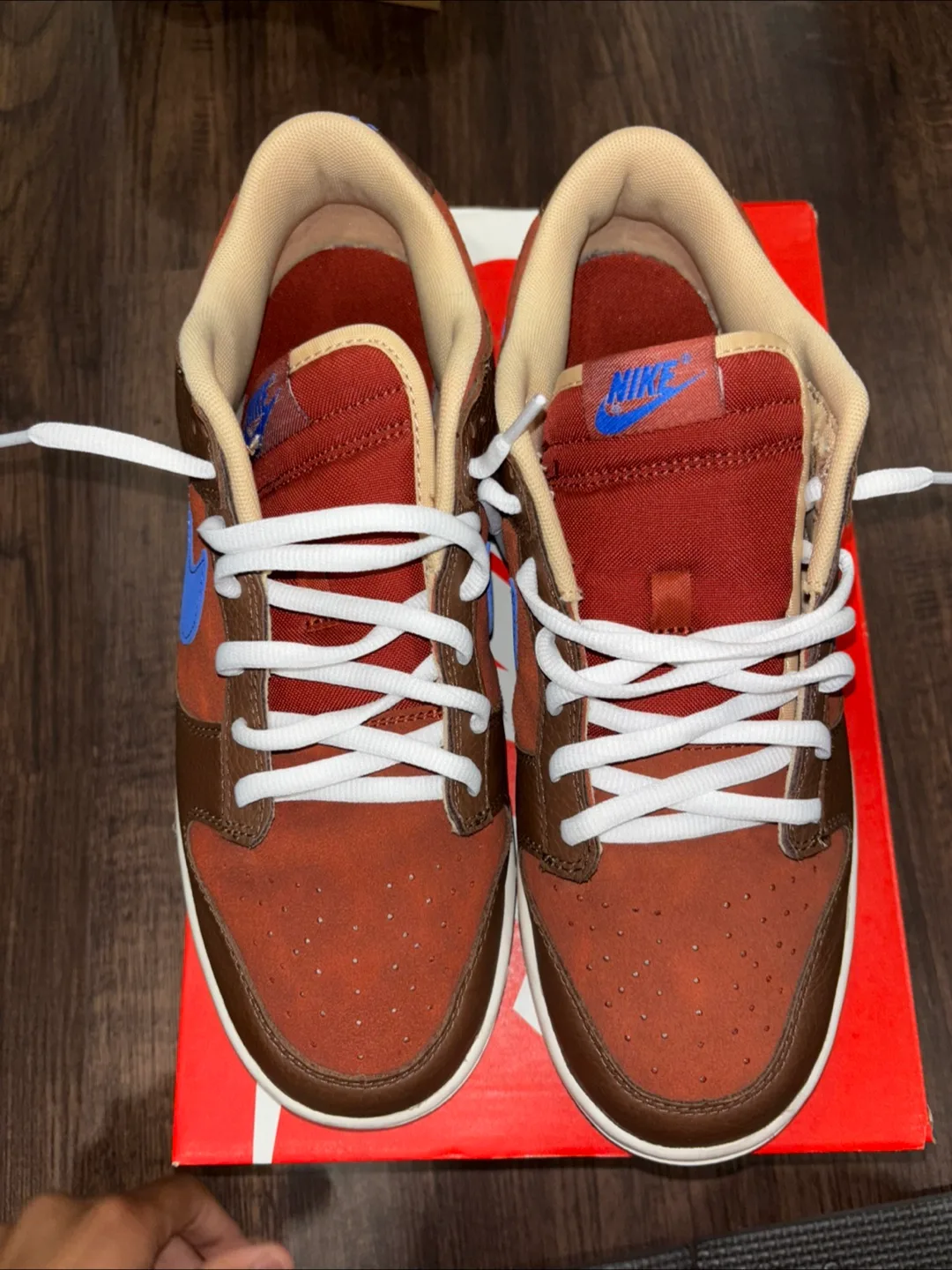 Brown Nike dunk low mens size 10 image indicator(2)