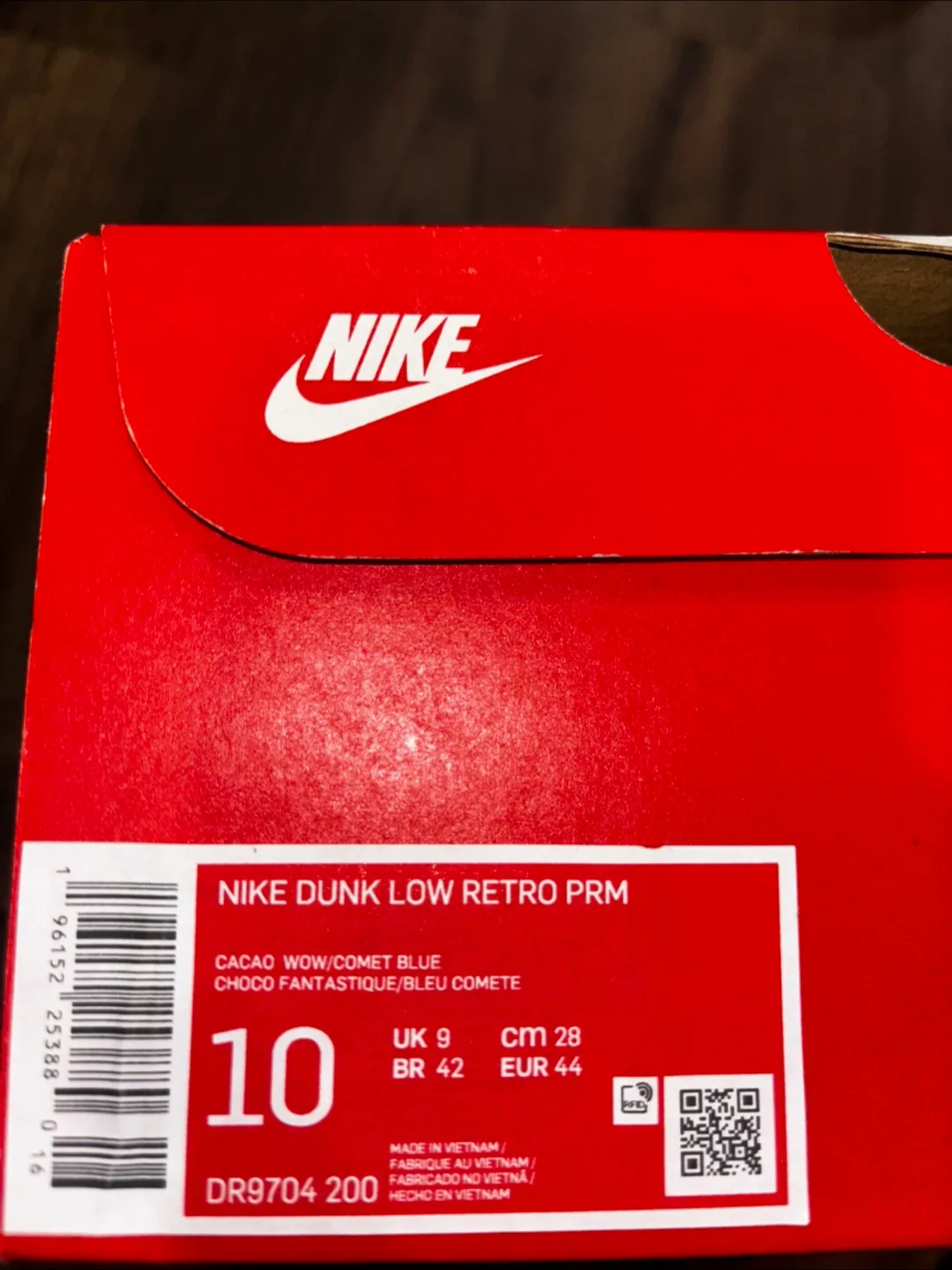 Brown Nike dunk low mens size 10 image indicator(8)