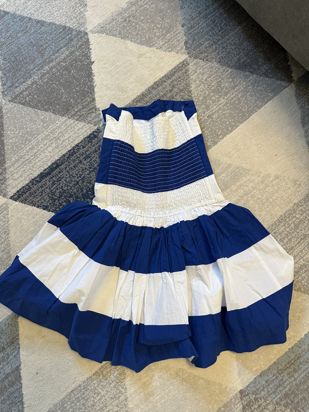 Abercrombie & Fitch Striped Strapless Dress - photo 2