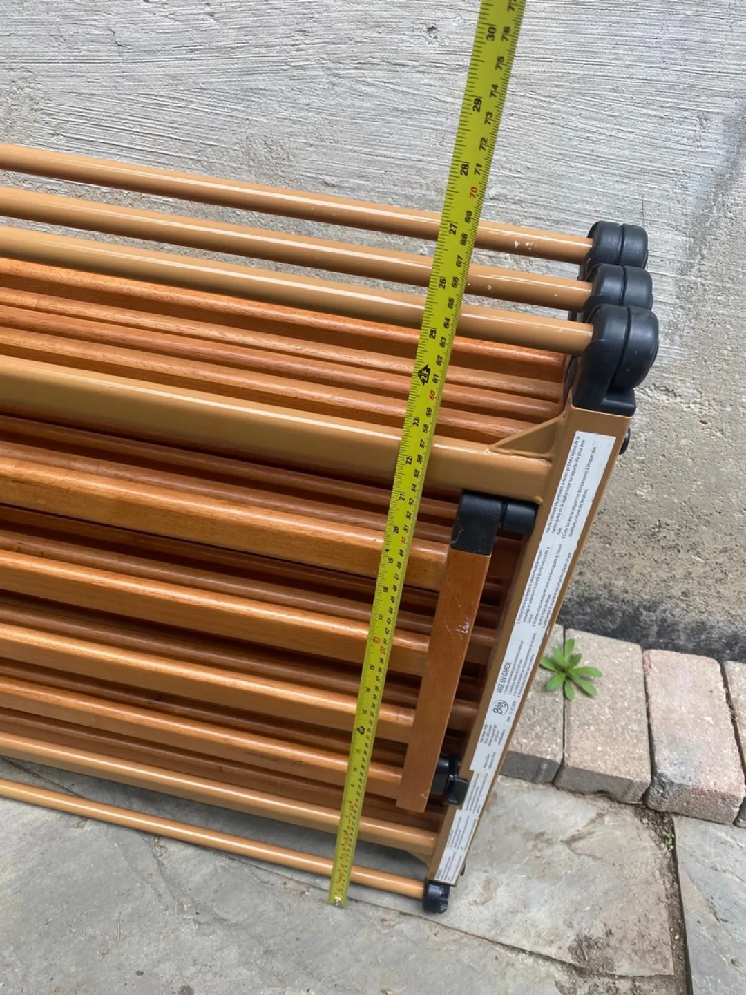 Wooden baby gate image indicator(2)