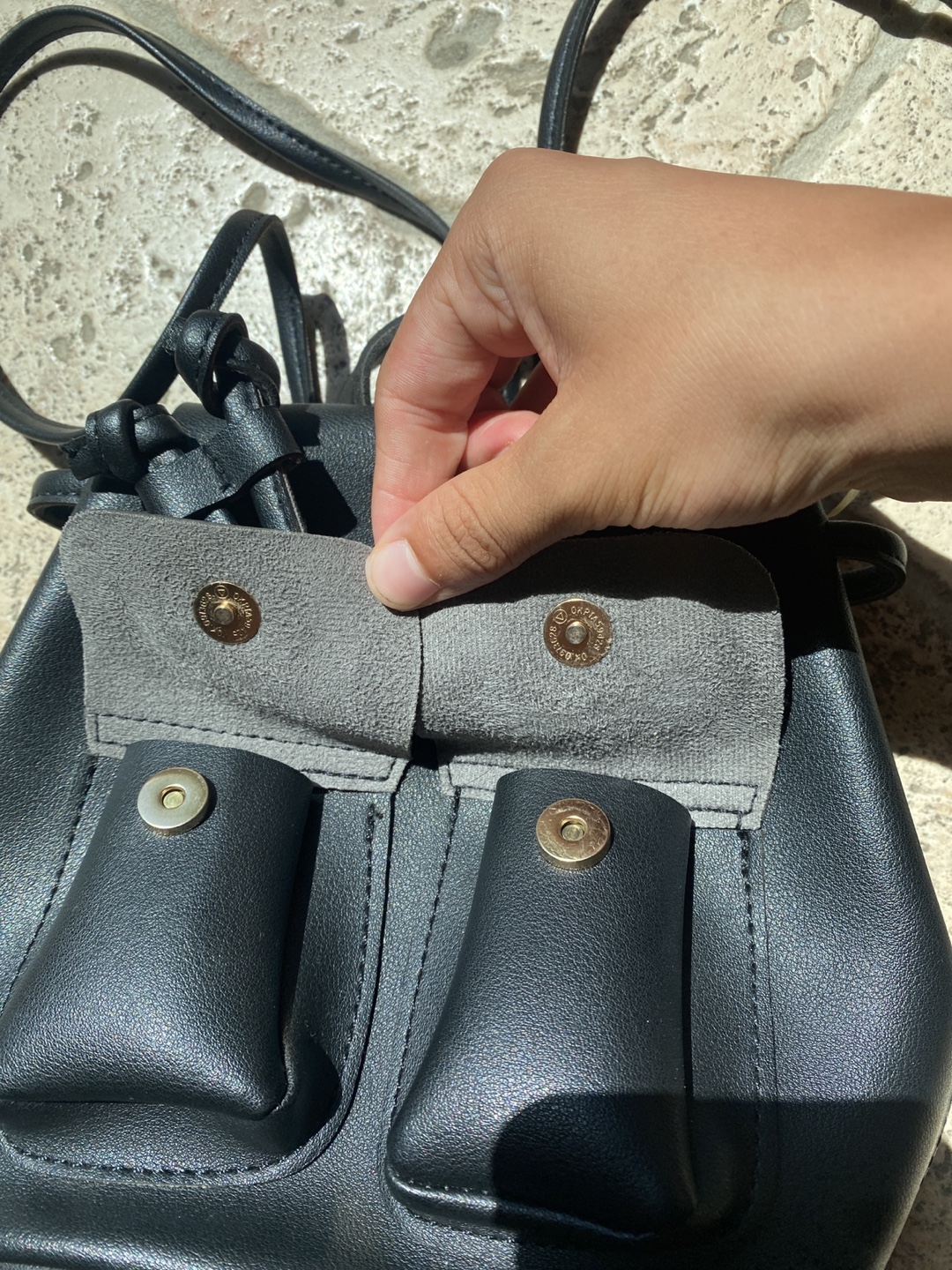 Black Mini Backpack - photo 2