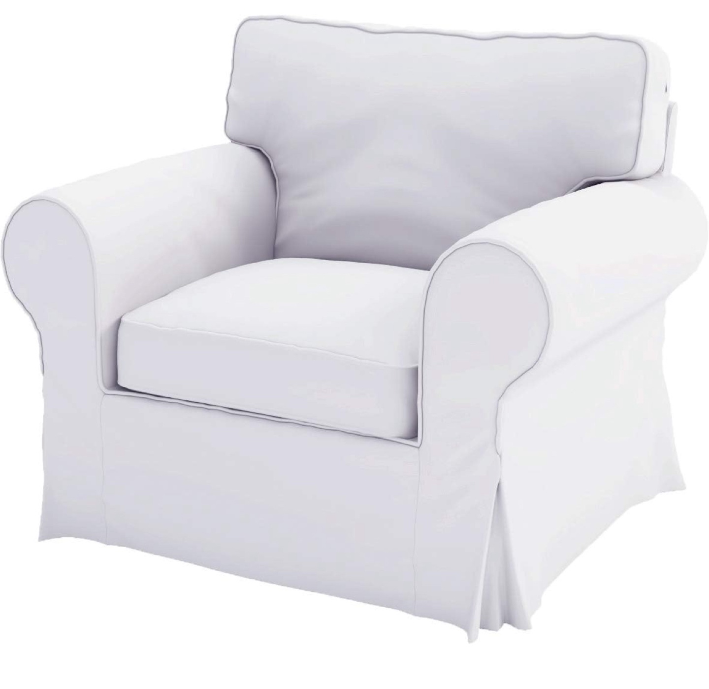 White Armchair Slipcover