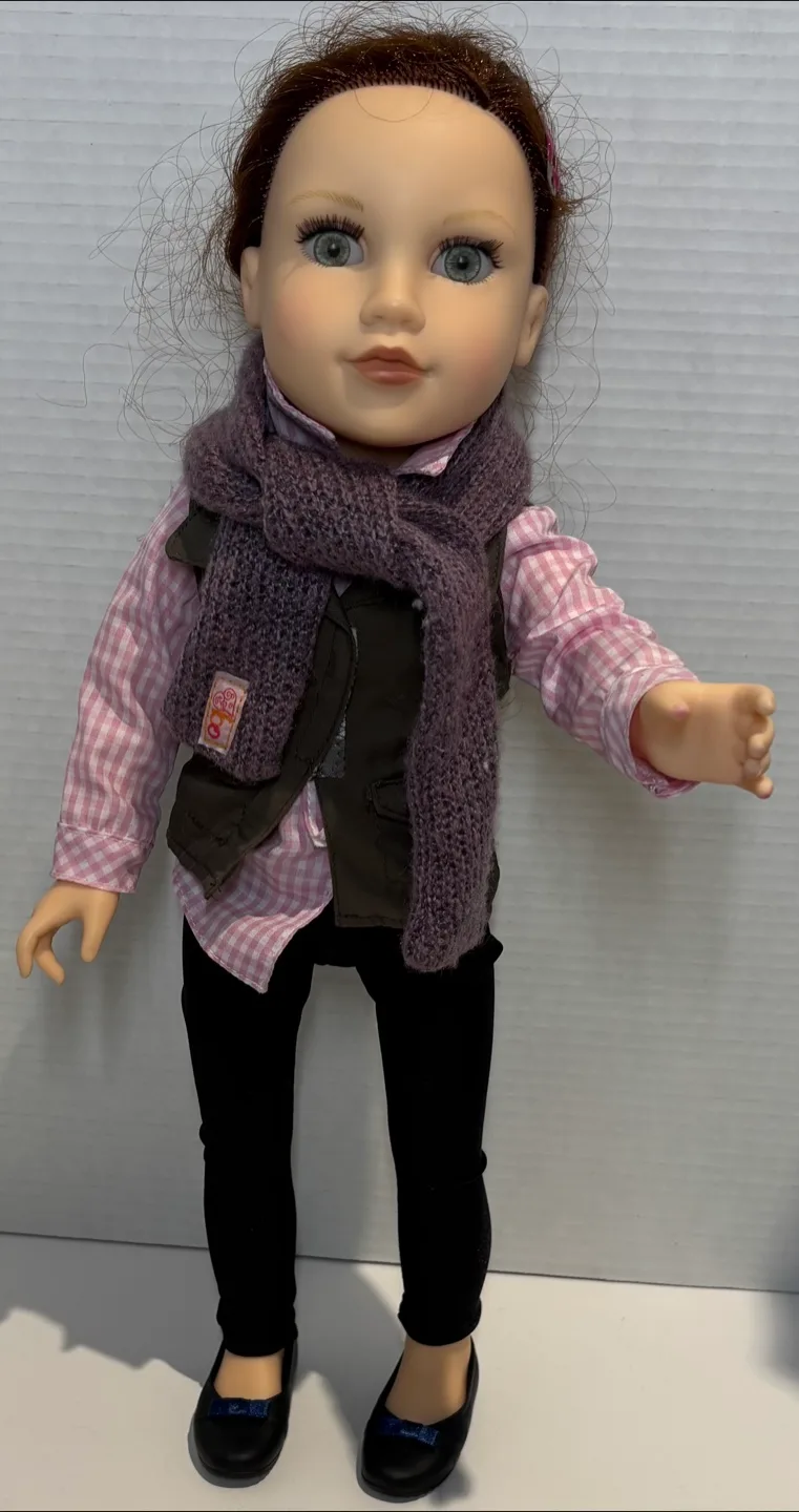 Journey Girl Doll 18" Green Eyes Winter Outfit - Kelsey image indicator(2)