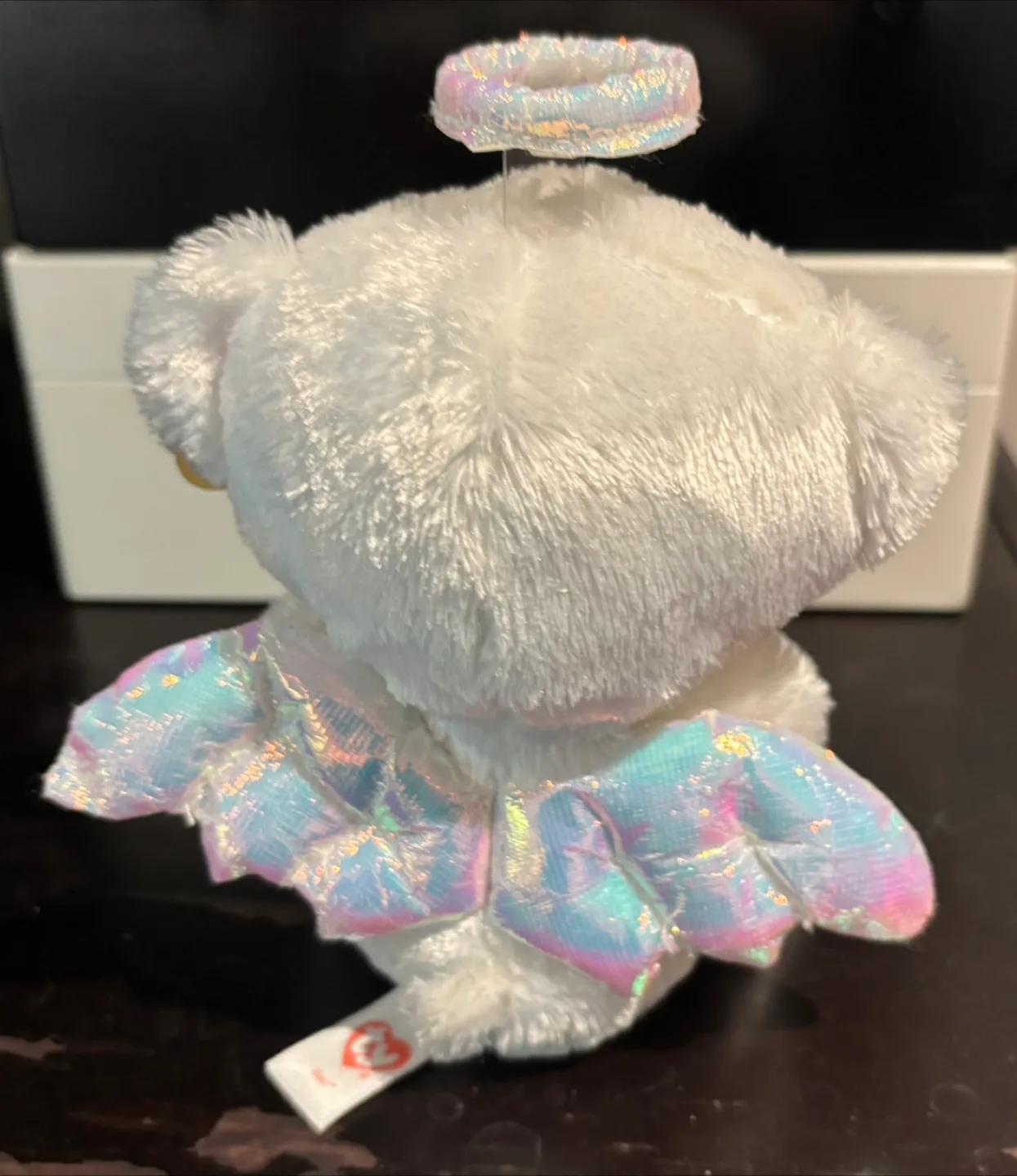 Ty Beanie Boos 2014-Halo Angel Bear Plush Soft Toy 6" - Retired image indicator(2)