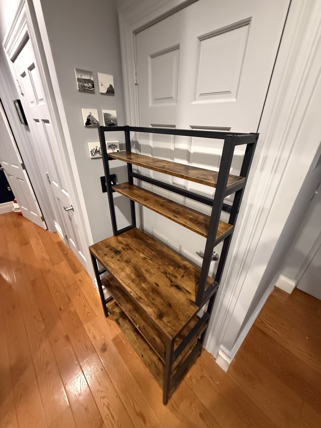 Industrial Style Bookshelf/Bakers Rack - photo 2