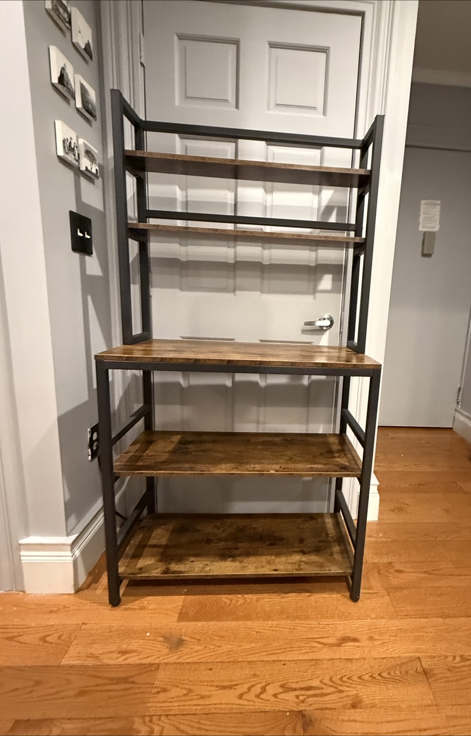 Industrial Style Bookshelf/Bakers Rack - photo 3