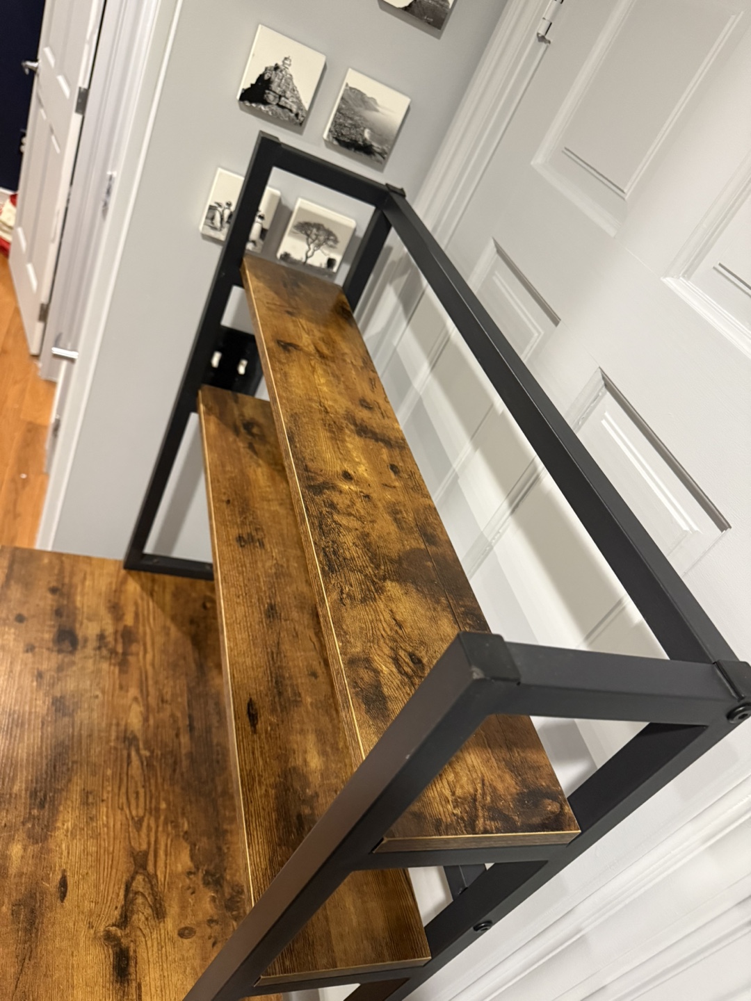 Industrial Style Bookshelf/Bakers Rack - photo 4