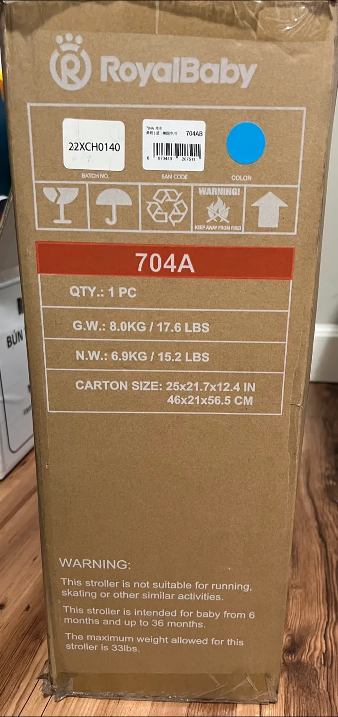 RoyalBaby 360 Classic Seat Compact Fold Travel Stroller image indicator(4)