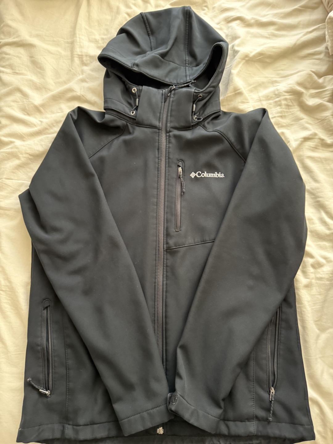 Columbia Black Hooded Jacket