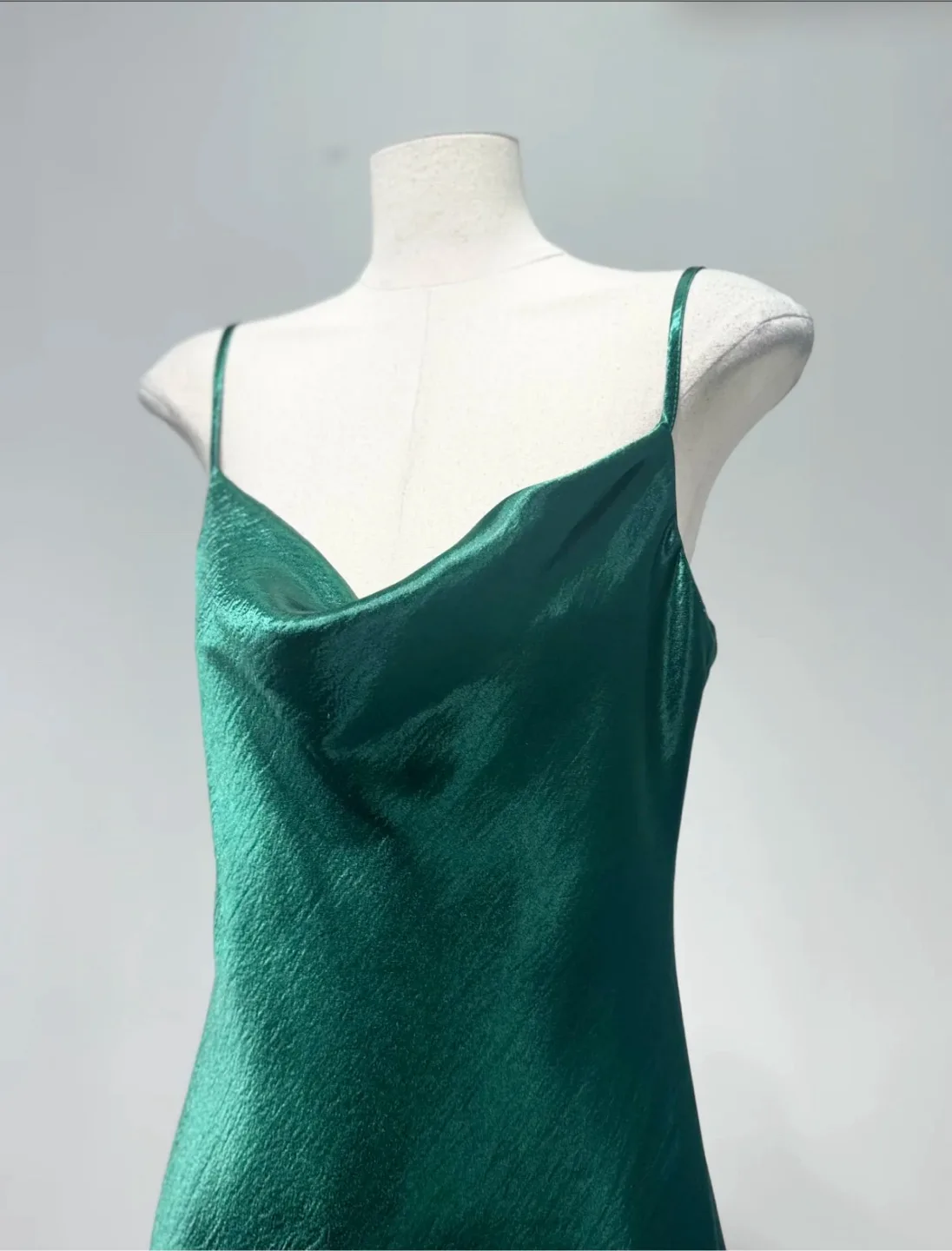 Emerald Green Slip Dress image indicator(2)