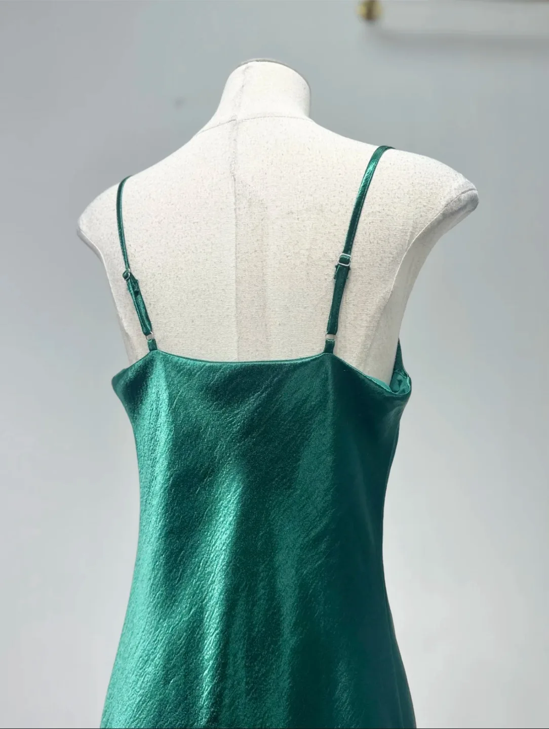 Emerald Green Slip Dress image indicator(3)