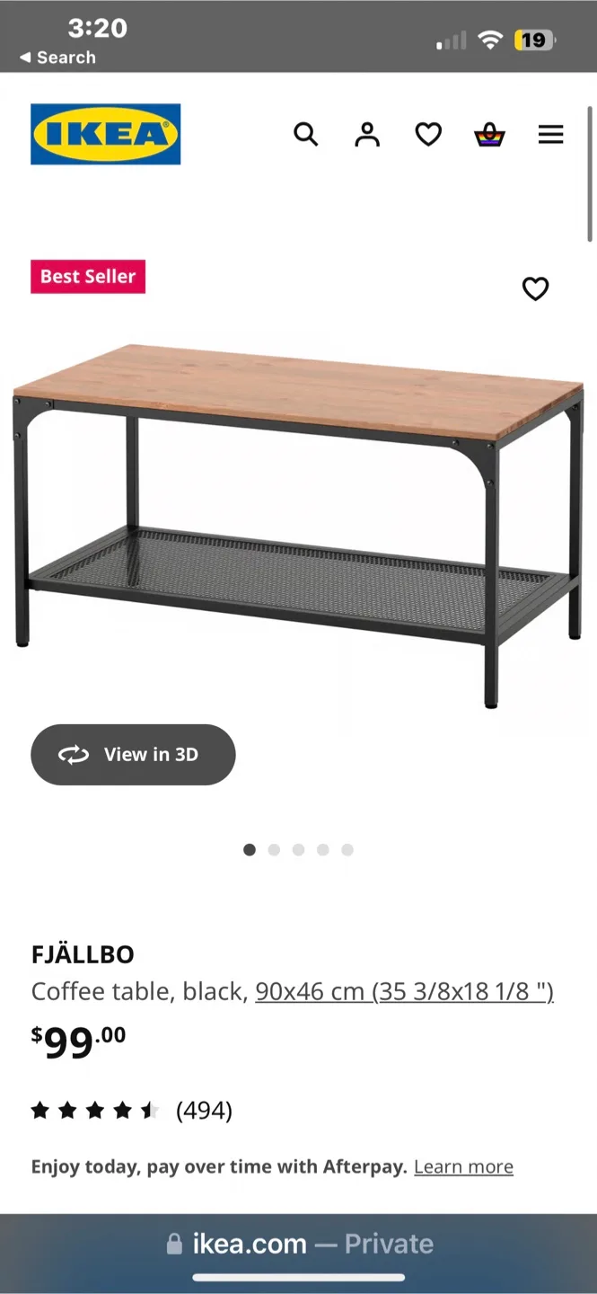 IKEA FJÄLLBO Coffee Table image indicator(4)