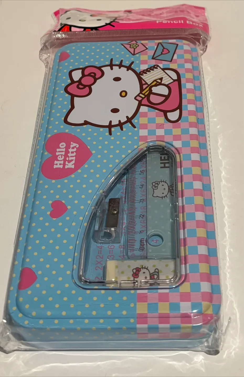 Sanrio Hello Kitty Pencil Case 2015 & Two Cups Gift Set - New image indicator(5)