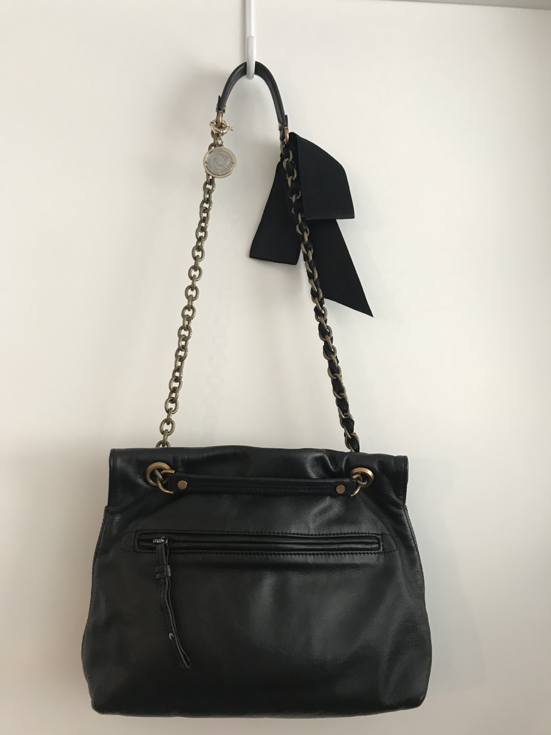 Lanvin Black Leather Shoulder Bag - photo 2