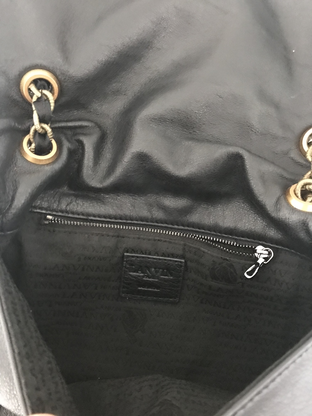 Lanvin Black Leather Shoulder Bag - photo 4