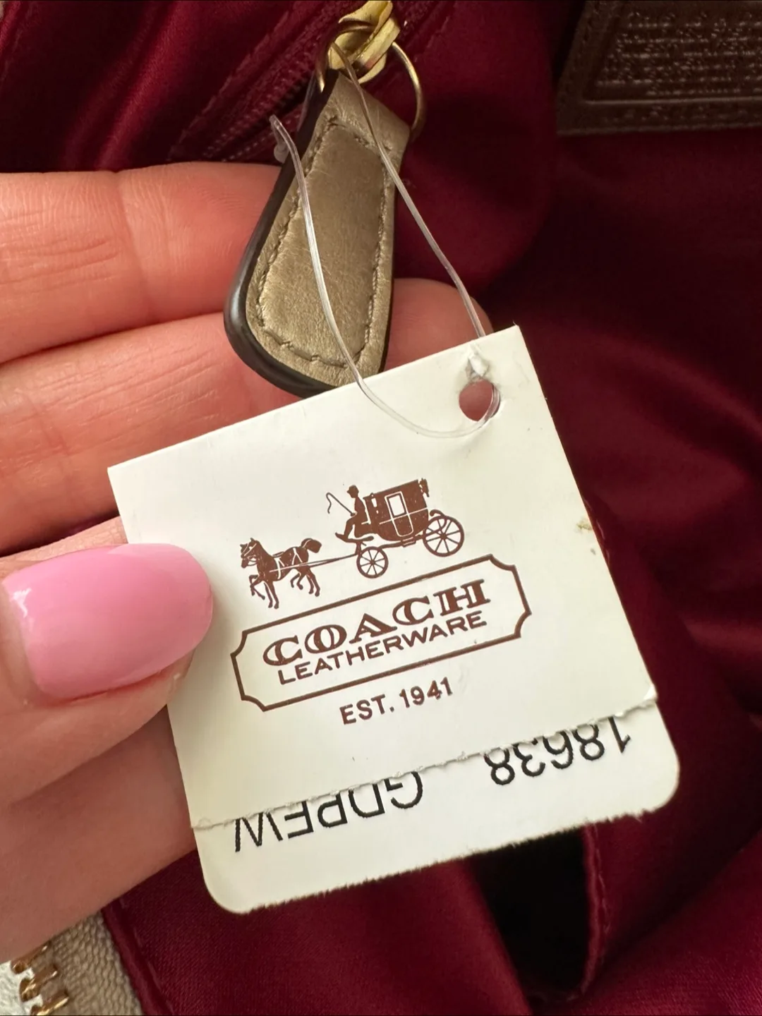 Coach Madison Sophia Mini Sequin Satchel bag. image indicator(10)